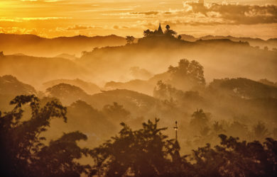 About Myanmar - Mrauk U sunset - Myanmar - Sampan Travel