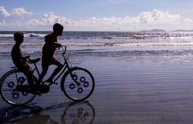 Dawei - Boys on Maungamagan Beach - Myanmar - Sampan Travel