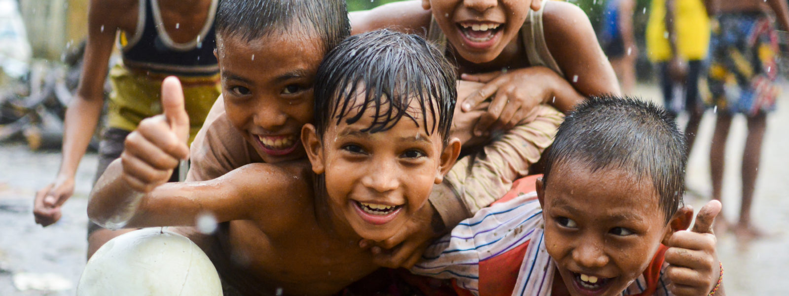 Boys in South Okkalapa, Yangon, Myanmar