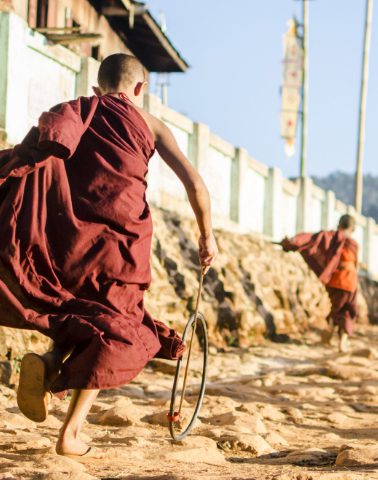 Hsipaw - novice monks - Shan State - Sampan Travel