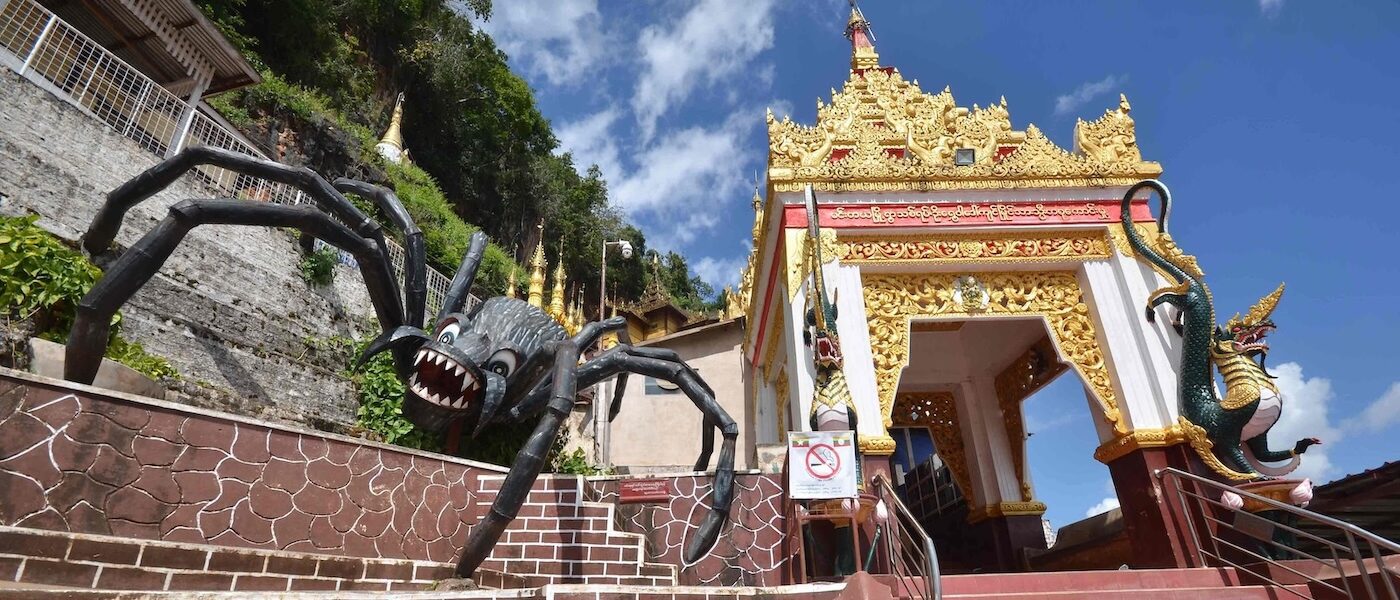 Spider of Shwe Umin - Pindaya, Myanmar