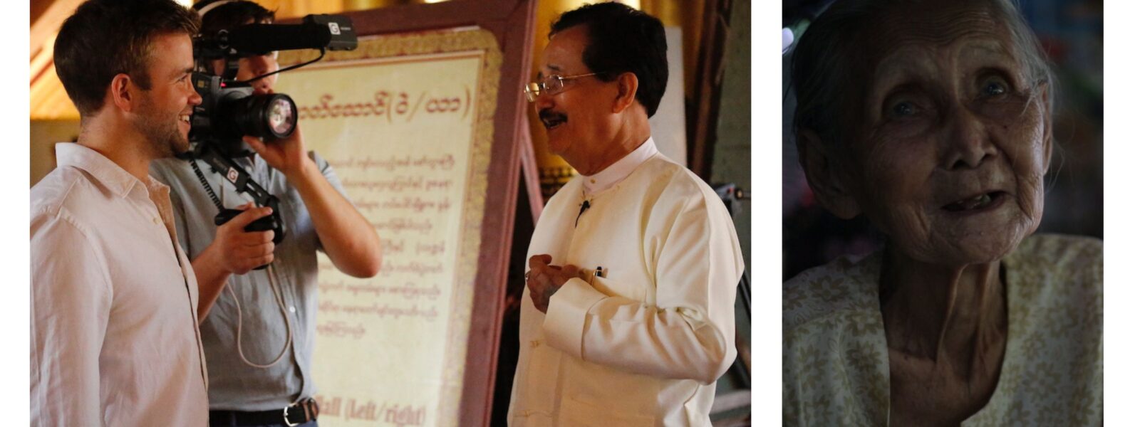 Hidden History - U Soe Win & scene from `Forgotten Allies` - Myanmar - Sampan Travel
