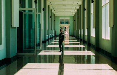 Soldier stands guard at the Defence Services Museum in Naypyidaw in Myanmar