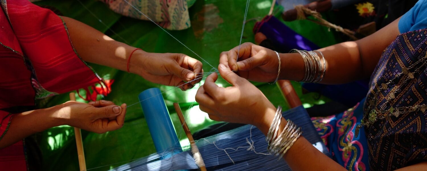 Weavers' hands
