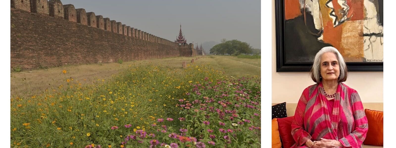 Mandalay Palace & Sudha Shah