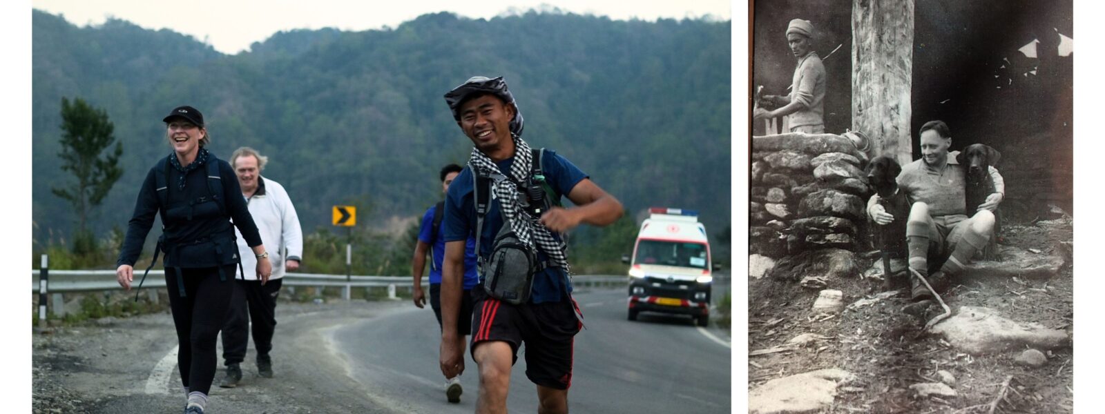 Tati & Charlotte on 39 Hours; Bruno Brown with dogs