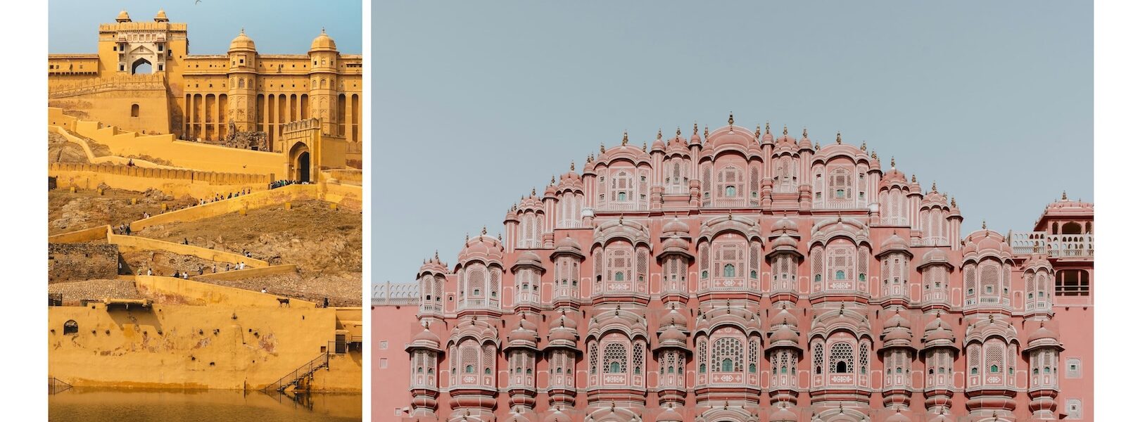 Amber Fort; Hawa Mahal